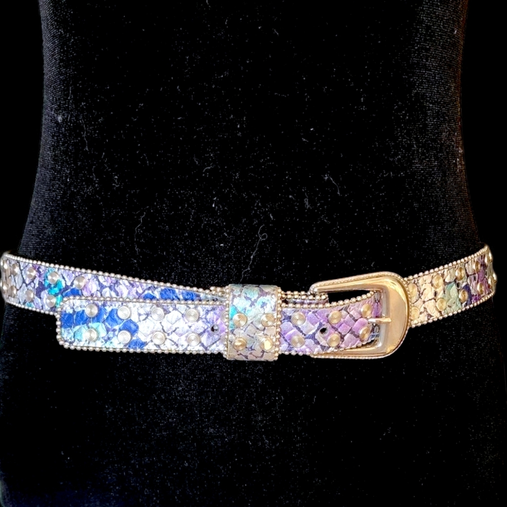 🩵Vintage 90s Muti-Colored Belt